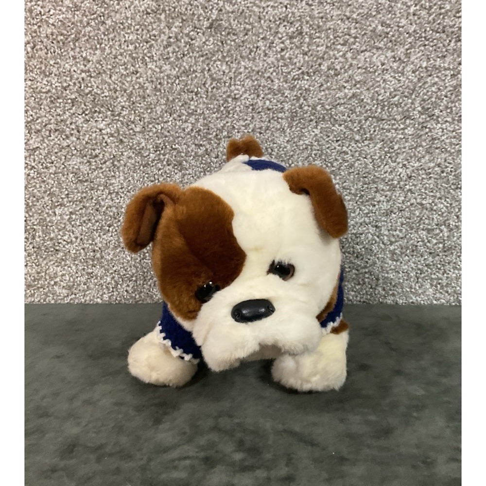 Hardy 16" English Bull Dog Douglas Plush Cuddle Pup Puppy w homemade Y sweater
